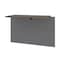 Bestar Prestige + 40W Desk Bridge, Bark Grey & Slate 99820-000047 - alternate 1